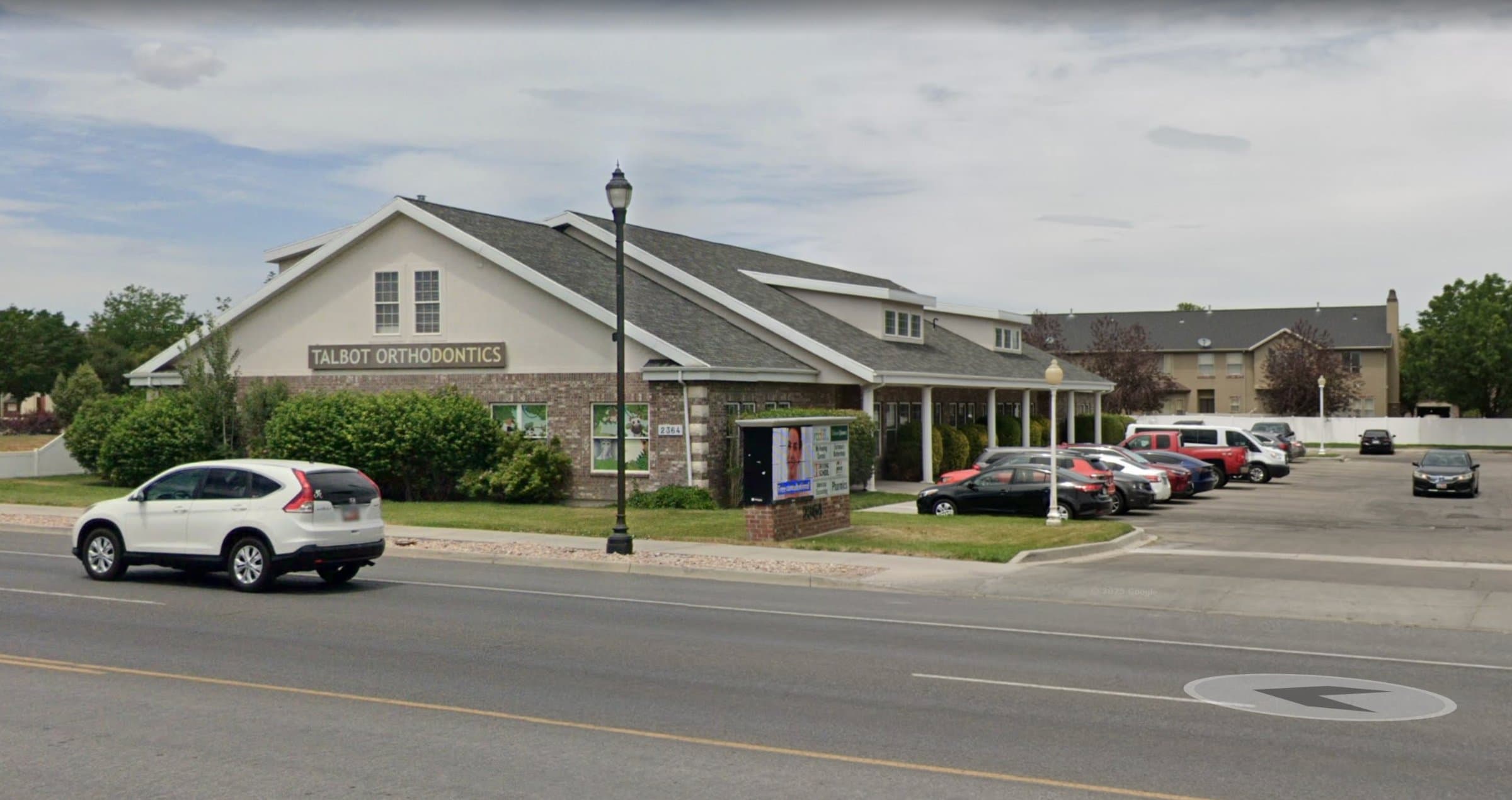 The studio building — look for the Talbot Orthodontics sign at 2364 W 12600 S